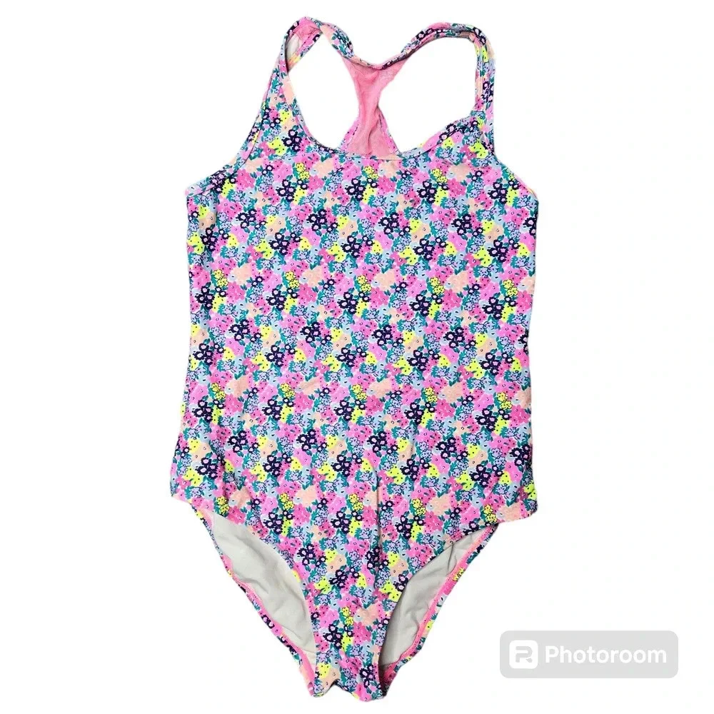 Old Navy Floral‎ Girl's One Piece Swimsuit